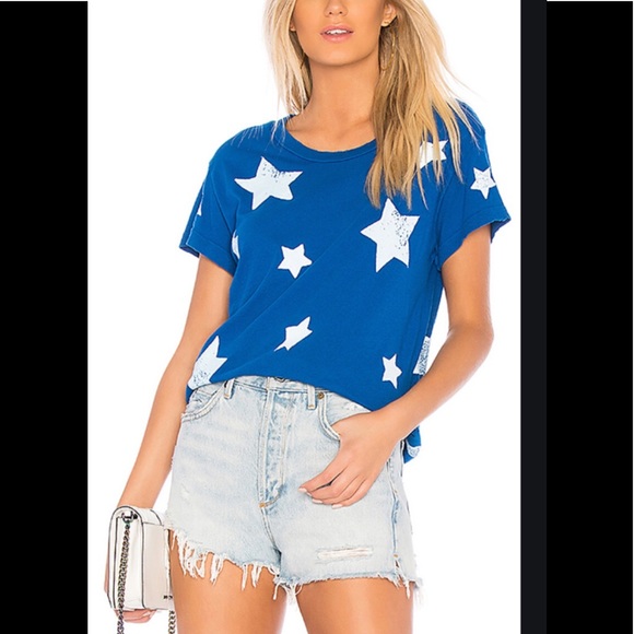 Current/Elliott Tops - NWOT Current/Elliott Relaxed Crew Star Tee❣️